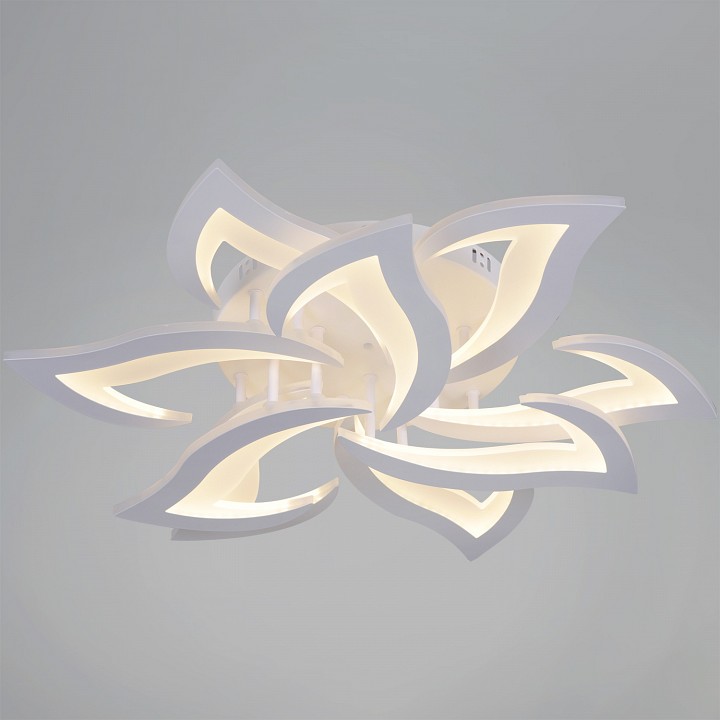 Люстра на штанге светодиодная Reluce 30150-0.3-6+3 WH