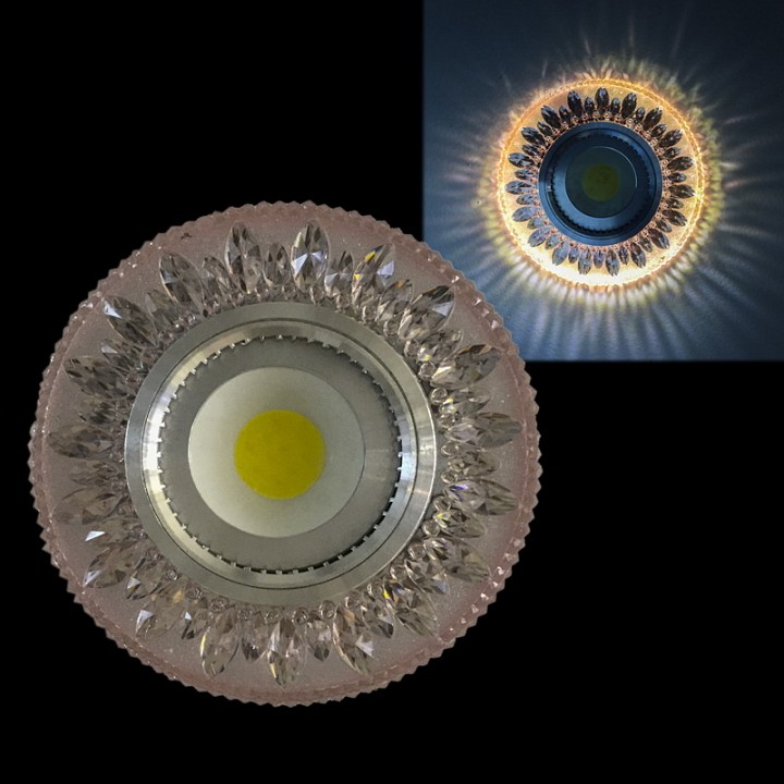 Встраиваемый светильник  42201-9.0-001PL MR16+LED3W PK