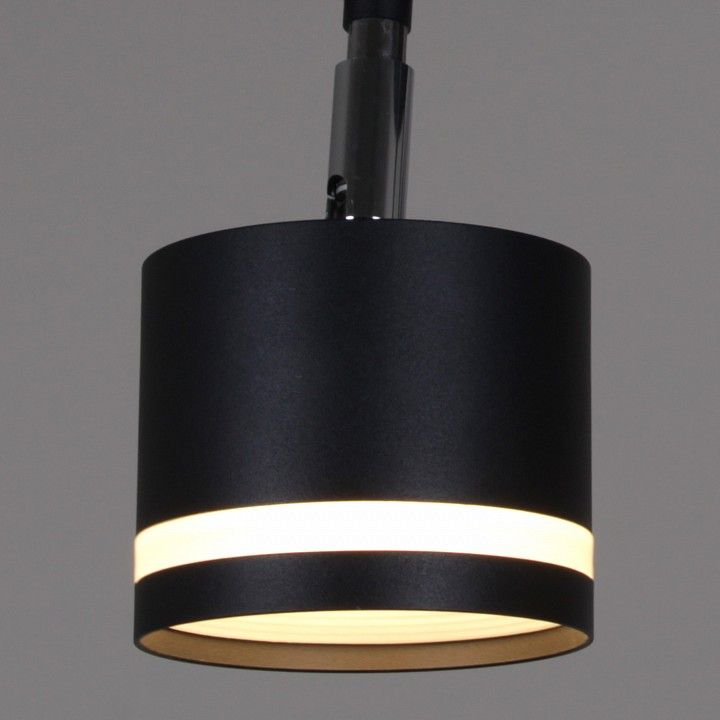 Спот De Markt Ракурс 4хGX53 черный хром 51540-0.3-04 GX53 BK+CR