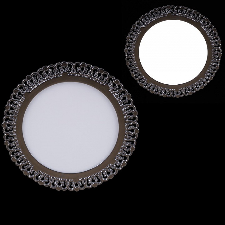 Встраиваемый светильник  52512-9.0-001RD LED12W CR