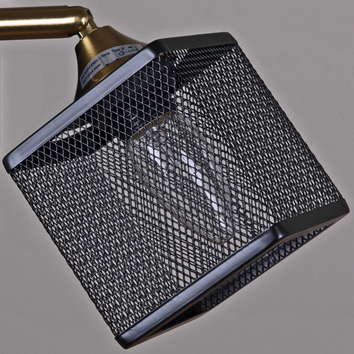 Люстра на штанге De City 60660-0.3-09 BK+COP 9 ламп 60660-0.3-09 BK+COP