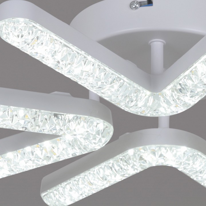 Люстра на штанге светодиодная Reluce 72190-0.3-04 WH