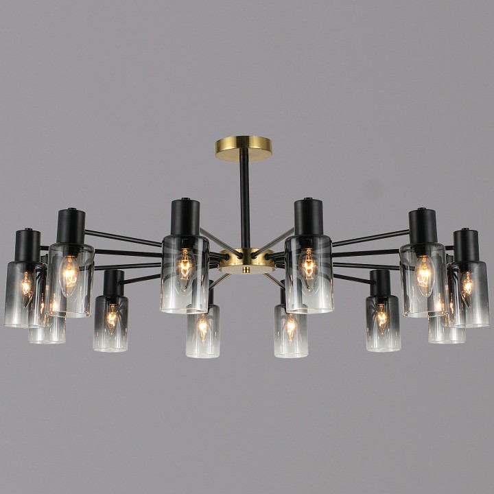 Люстра на штанге De Markt Сити 12x40 Вт E14 74677-0.3-12