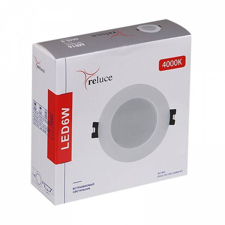 Встраиваемый светильник Reluce  81121-9.0-001 LED6W WT