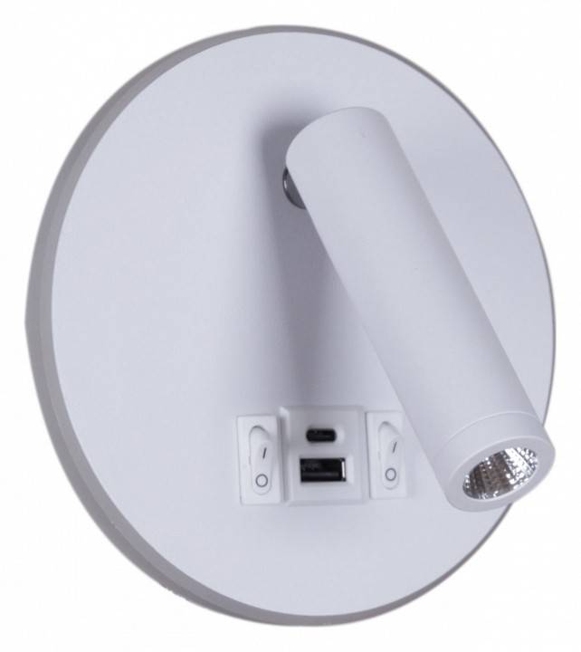 Бра 86203-9.2-001KT LED12W+USB WT