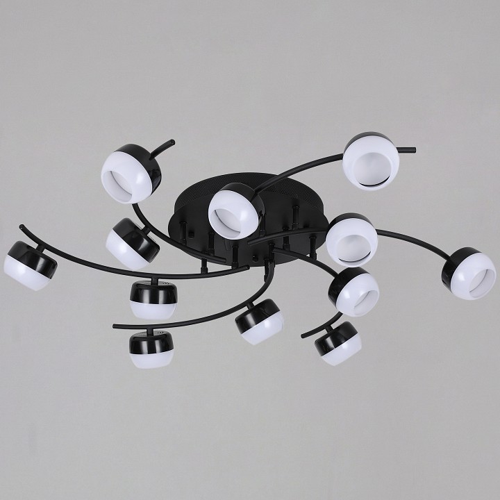 Люстра на штанге  90590-0.3-12 Black