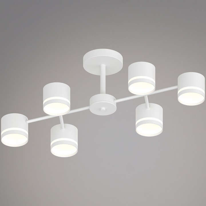 Люстра на штанге De Markt Сити 6xGX53 белый 96730-0.3-06 GX53 WT