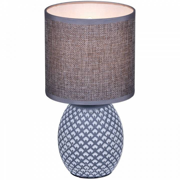 Настольная лампа декоративная Reluce серая 98401-0.7-01 GREY