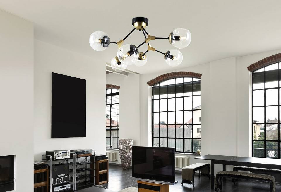 Потолочная люстра Rivoli Parte 5x40 Вт E14 Б0044423