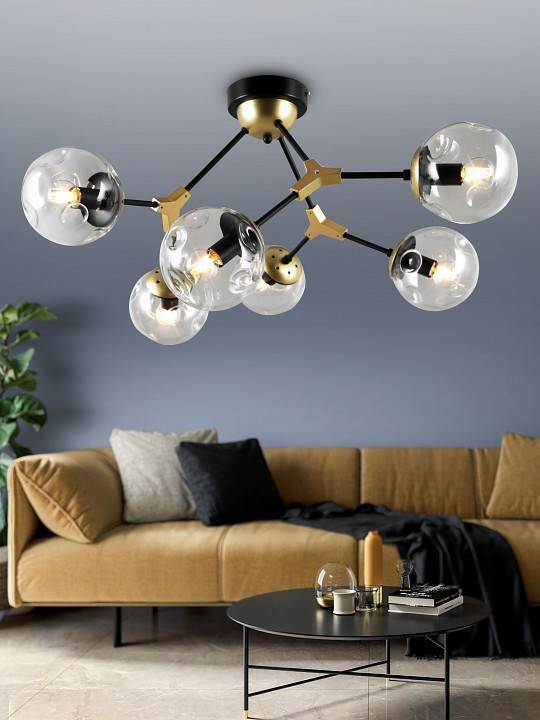 Потолочная люстра Rivoli Parte 5x40 Вт E14 Б0044423