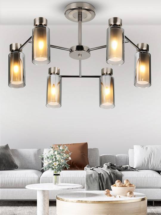 Люстра на штанге Rivoli Klara 6хE14 40 Вт Б0050852