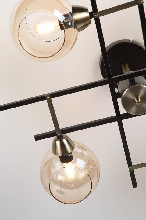 Люстра на штанге Rivoli Hannelore 8хE14 40 Вт Б0051274