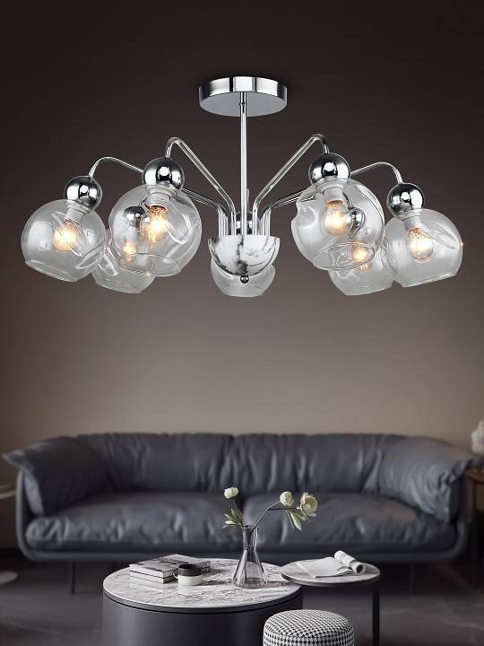 Люстра на штанге Rivoli Dena 7xE14 Б0055518