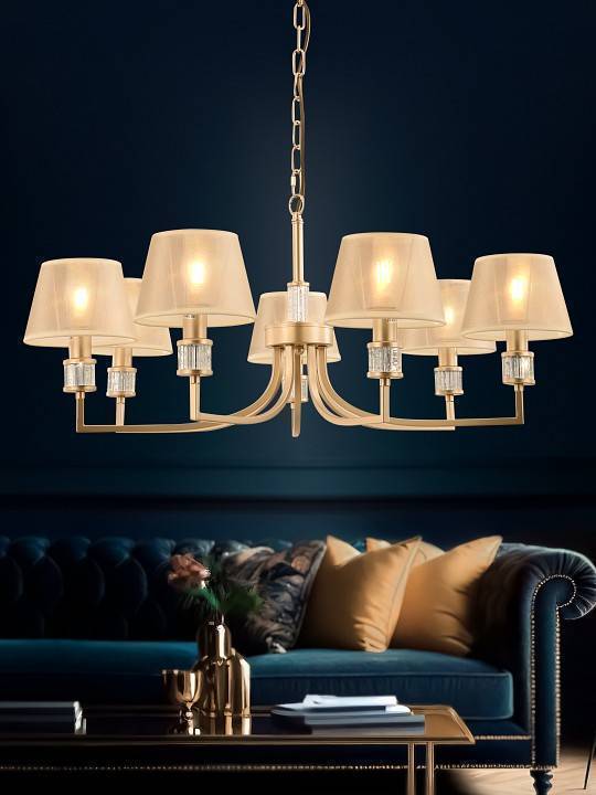 Подвесная люстра Rivoli Elinor 8хE14 40 Вт Б0055627