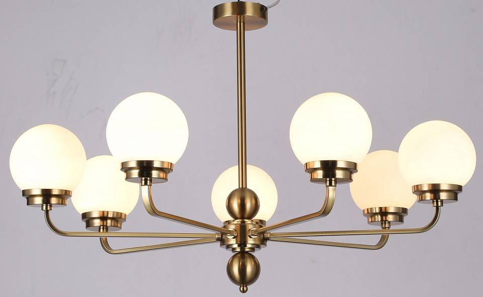 Люстра на штанге Rivoli Gayle 8xE27 40 Вт Б0055658