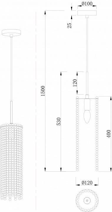 Подвесной светильник Stilfort Marelli 2169/09/01P