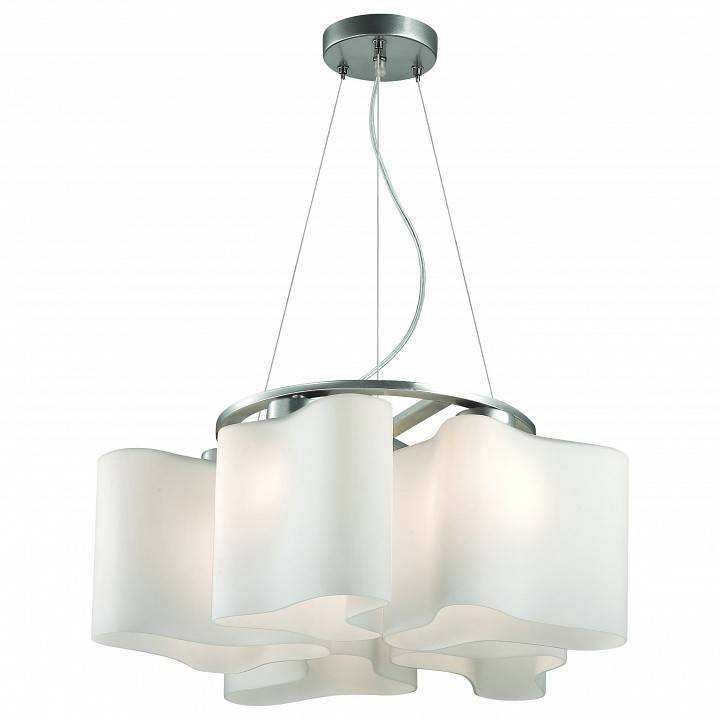 Подвесная люстра ST-Luce Onde 2 5 ламп золото/белый SL118.503.05