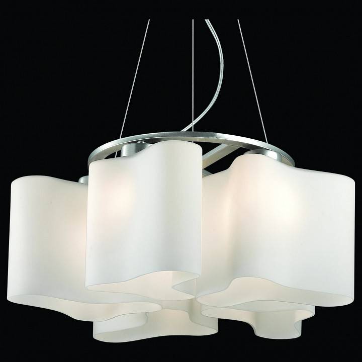 Подвесная люстра ST-Luce Onde 2 5 ламп золото/белый SL118.503.05