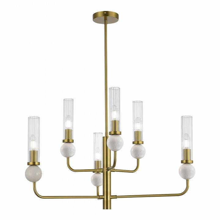 Люстра на штанге ST-Luce MEDEA 6 ламп SL1244.303.06