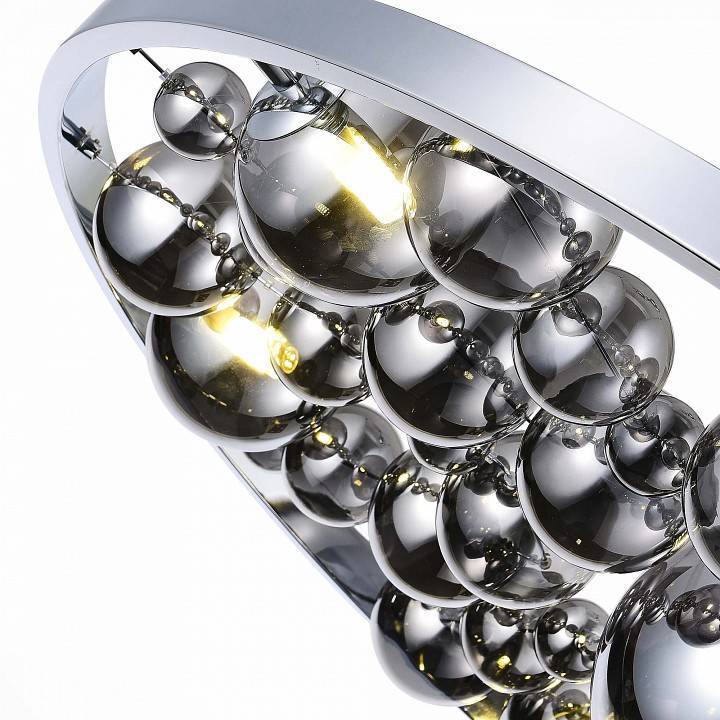 Подвесная люстра ST-Luce Olmi 7 ламп золото/белый SL1510.103.07