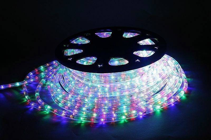 Шнур световой Sneha  13-3W-50M-220V-LED-U CUT 1M MIX