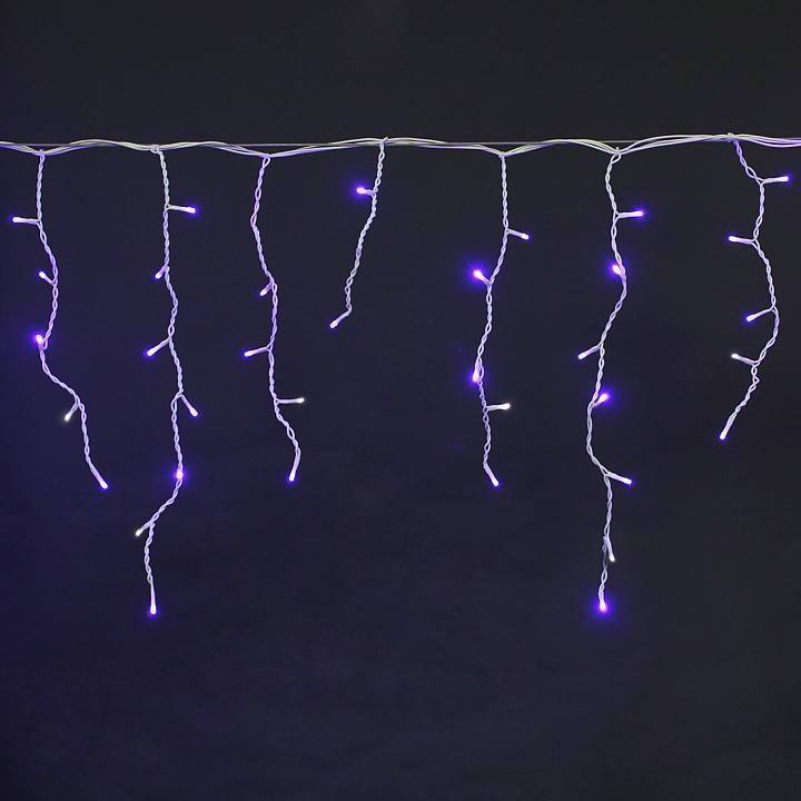 Бахрома световая Sneha  A-056R BL/WT FLASH