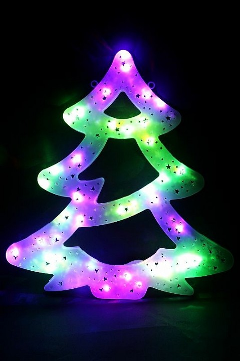 Ель новогодняя светодиодная Sneha A-099 LED RD/GN, RD/BL