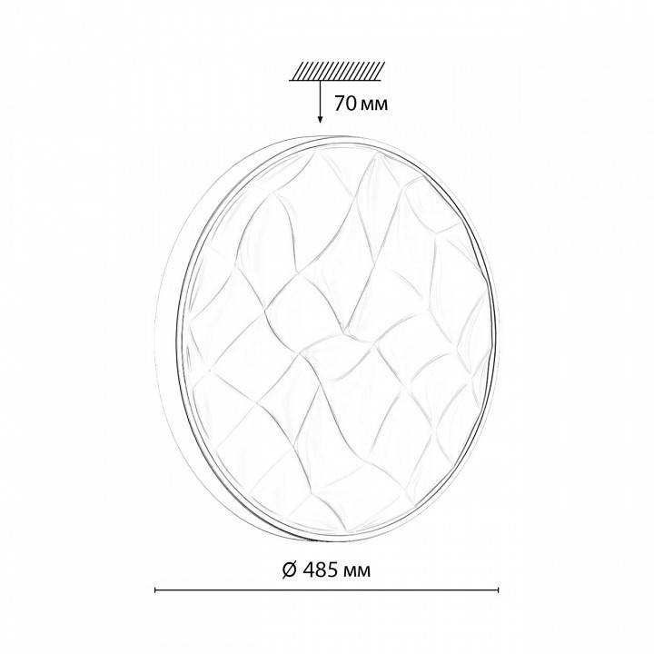 Светильник накладной Sonex Gitum 7672/EL