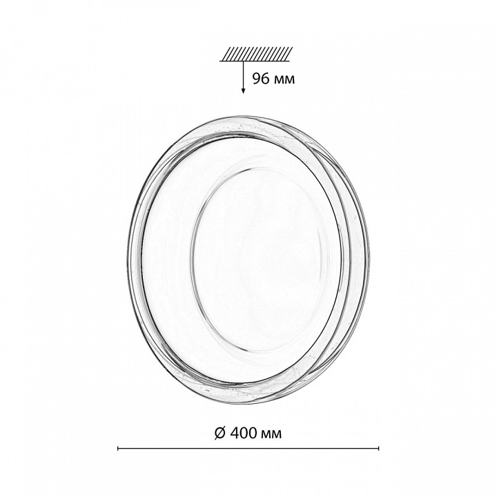 Накладной светильник Sonex PORTMAN 7778/DLN