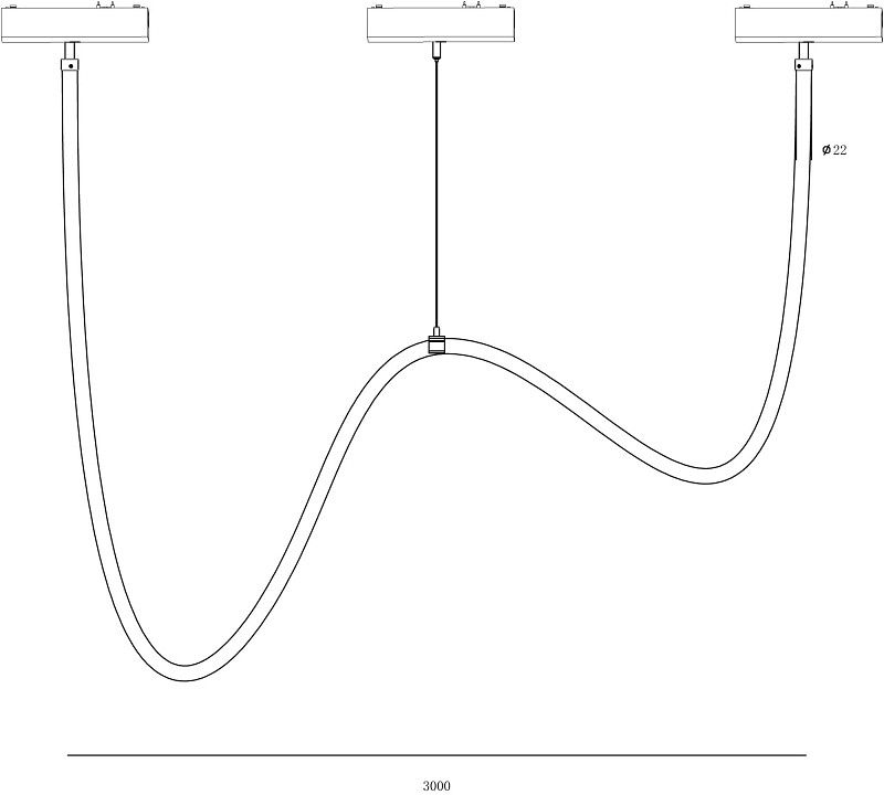 Подвесной светильник SWG PRO SLIM SL-SLIM-360WH-42-CCT
