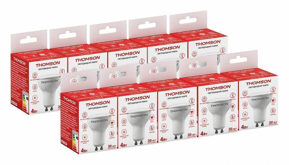 Лампа светодиодная Thomson GU10 4 Вт 4000 K TH-B2104