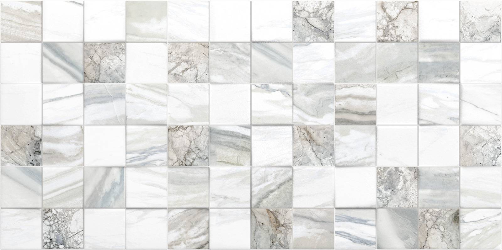 Плитка настенная Alma Ceramica Mercury рельефная 249х500х8.5 мм TWU09MRC027