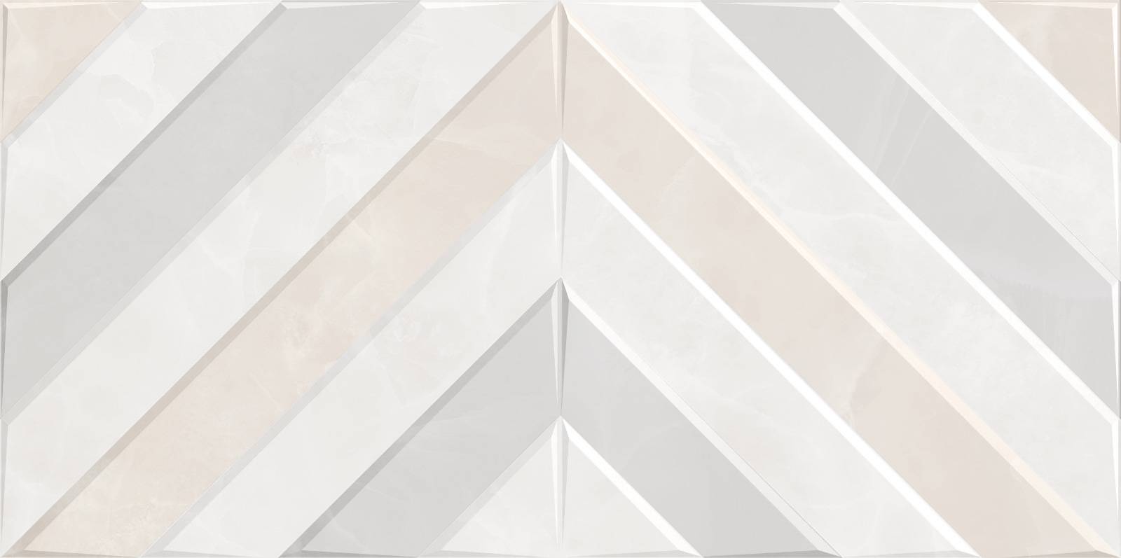 Плитка настенная рельефная Alma Ceramica Rivoli 249х500х8.5 мм TWU09RVL407