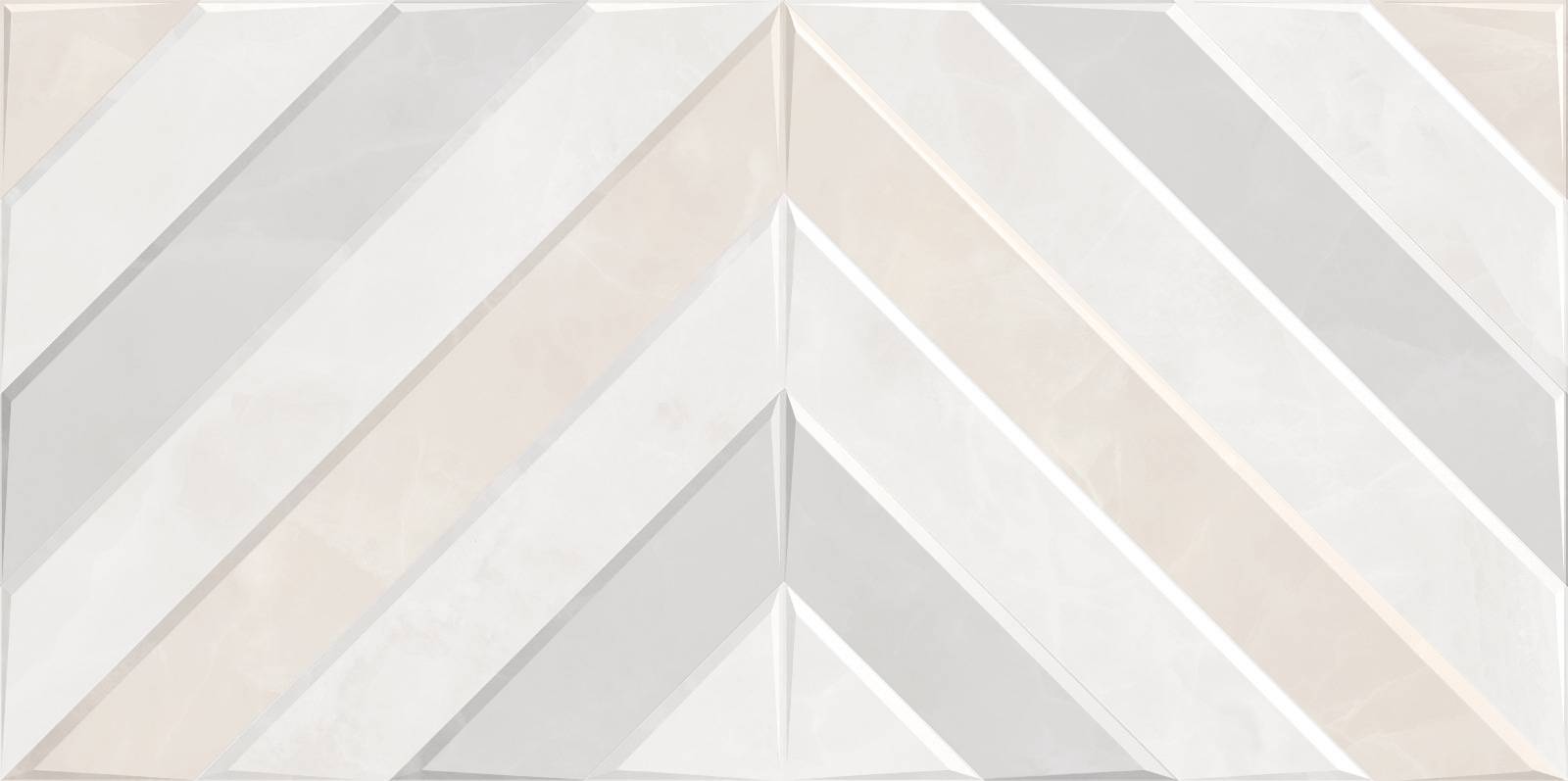 Плитка настенная рельефная Alma Ceramica Rivoli 249х500х8.5 мм TWU09RVL407