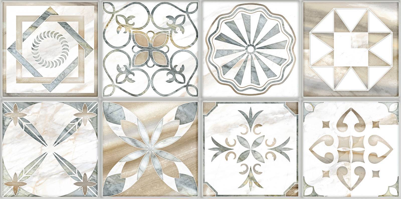 Плитка настенная Lasselsberger Ceramics Varadero рельефная 249х500х8.5 мм TWU09VRD014