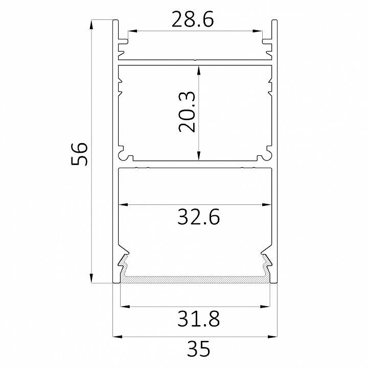 Накладной светильник De Markt LINE 6063 0412611