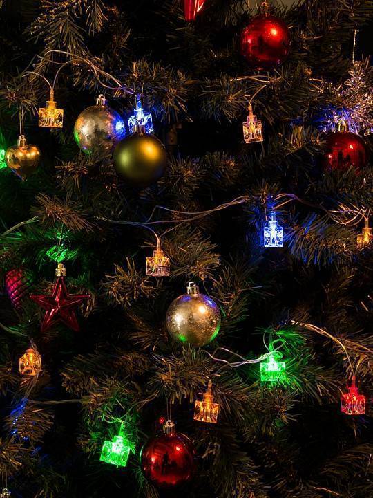 Гирлянда с насадками Uniel Шарики 10 LED 2 м ULD-7918