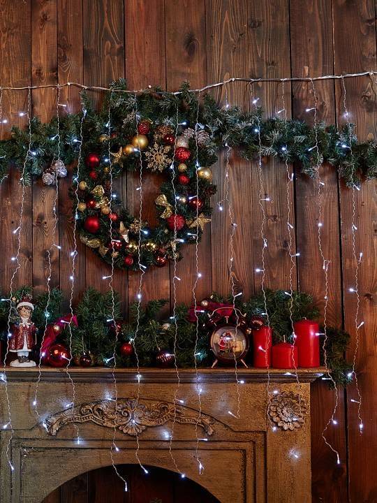 Гирлянда-занавес Uniel ULD-C1515-160/DTA WARM WHITE IP20 UL-00005269