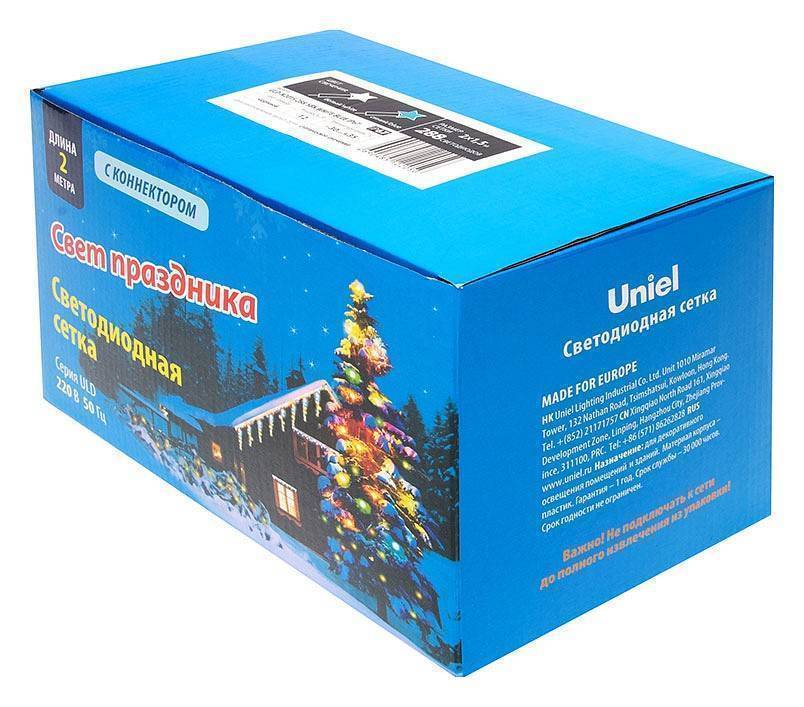 Световая сеть Uniel ULD-N2015 2x1.5 м UL-00005485