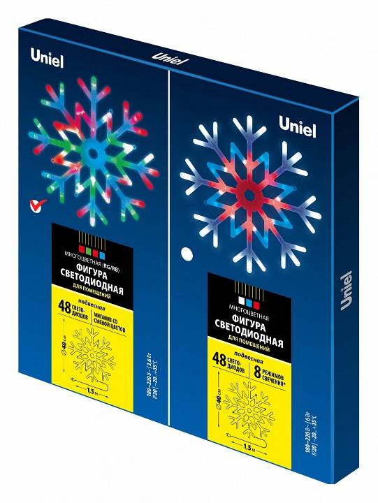 Фигура световая Снежинка Uniel UL-00007250