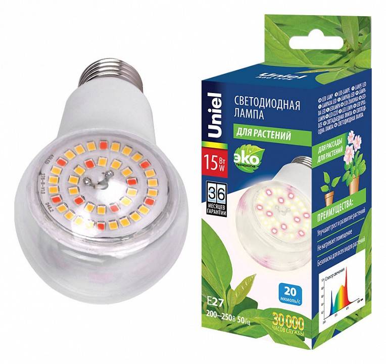 Лампа светодиодная Uniel Palazzo E27 15 Вт 4000 K UL-00007405