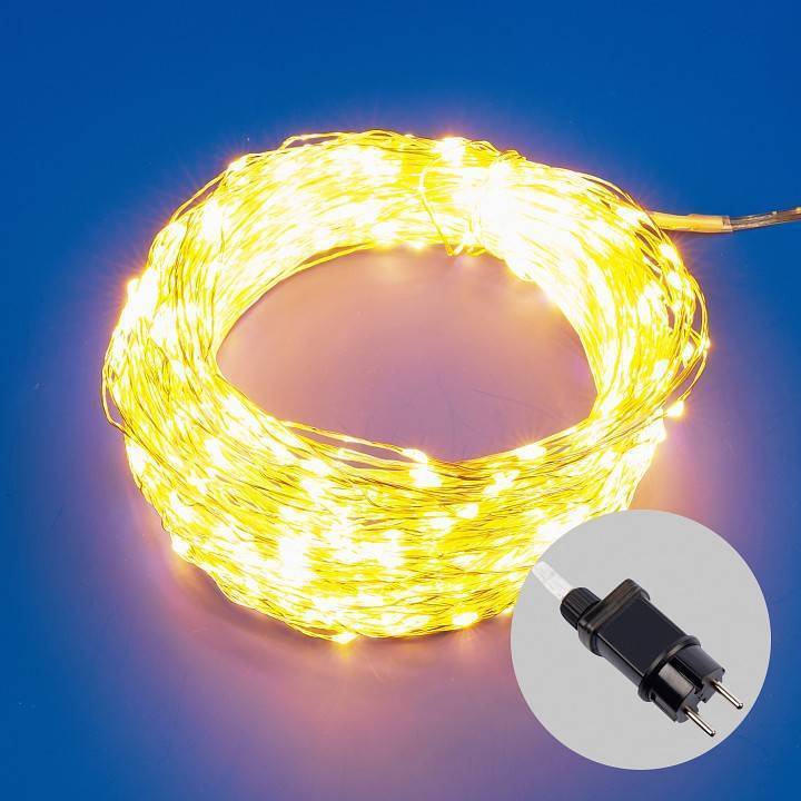 Гирлянда Нить Uniel ULD-S 10 м 100 LED IP20 теплый белый UL-00009942