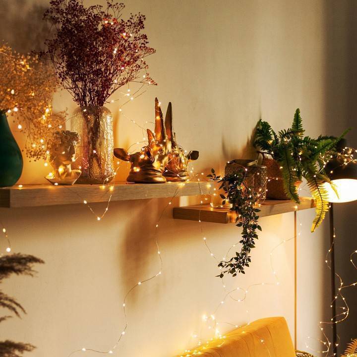 Гирлянда Нить Uniel ULD-S 10 м 100 LED IP20 теплый белый UL-00009942