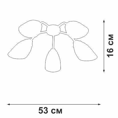 Потолочная люстра Vitaluce V31950 V31950/5PL