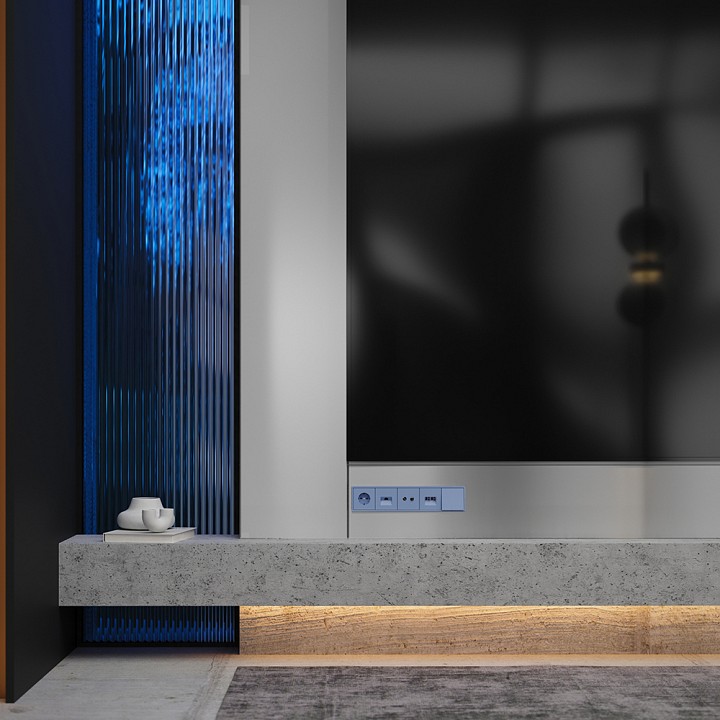 Накладка для розетки RJ-11 или RJ-45 Voltum S70 VLS001315