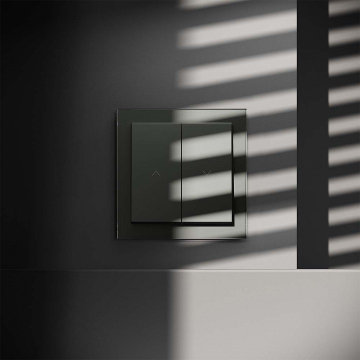 Выключатель для жалюзи без рамки Voltum S70 VLS020706
