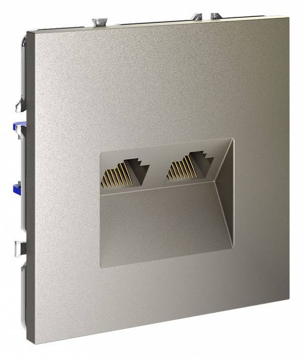 Розетка двойная Ethernet RJ-45 без рамки Voltum S70 VLS060204