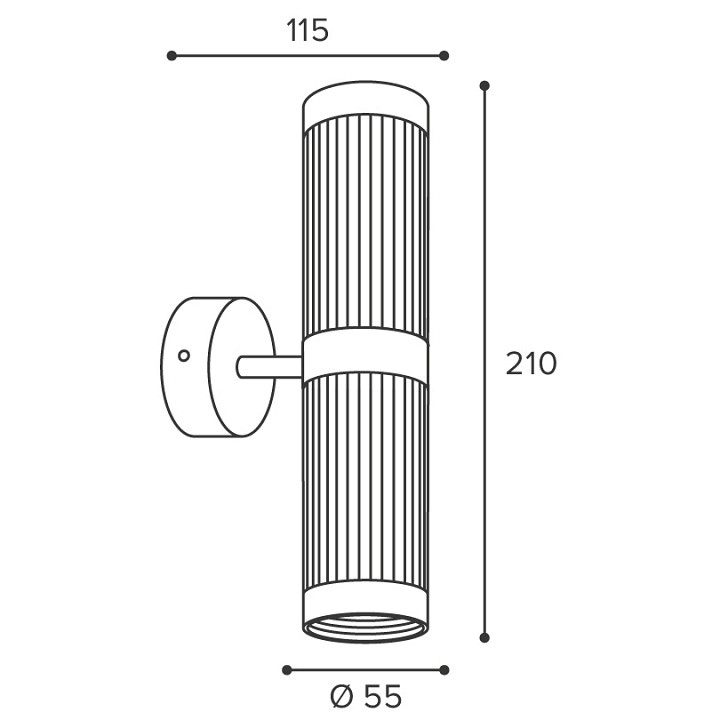 Накладной светильник Wolta LUXOR WSL-GU10/W19SG