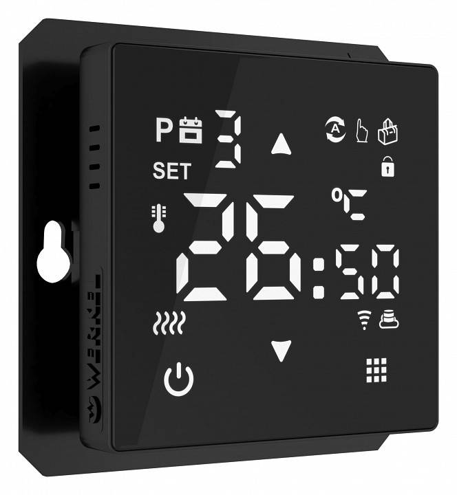 Терморегулятор электромеханический для теплого пола Werkel черные W1151208