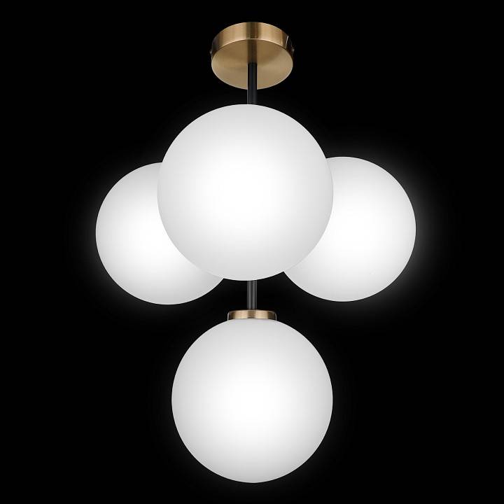 Люстра на штанге 33 идеи S32WH CHN800S.04.17ABL.ASB-S32WH